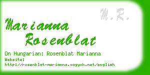 marianna rosenblat business card